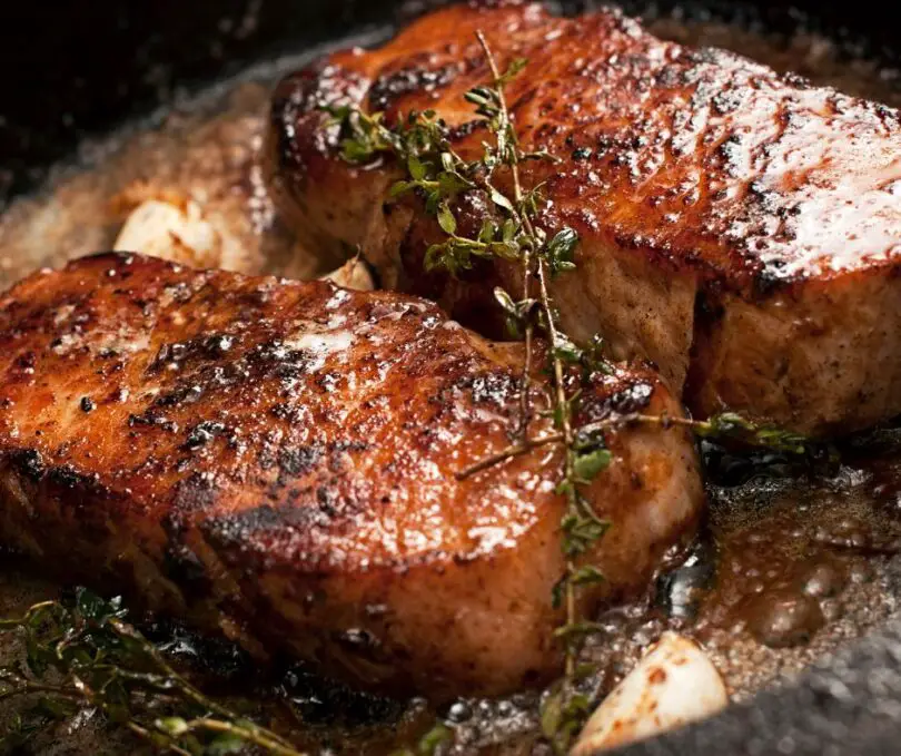 pan seared tenderloin recipe paired with pineapple mango salsa