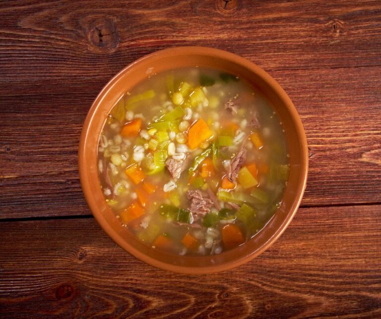 recipe for soup using leeks and beef