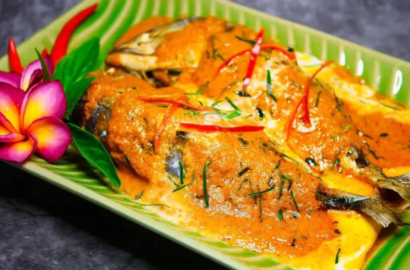 mackerel fillet with curry