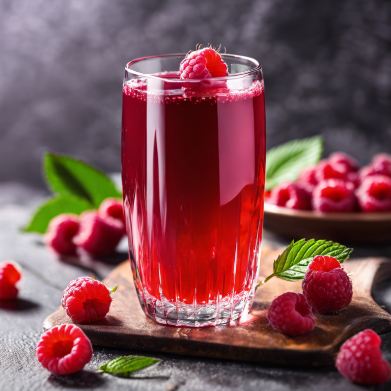 perfect raspberry bitter juice