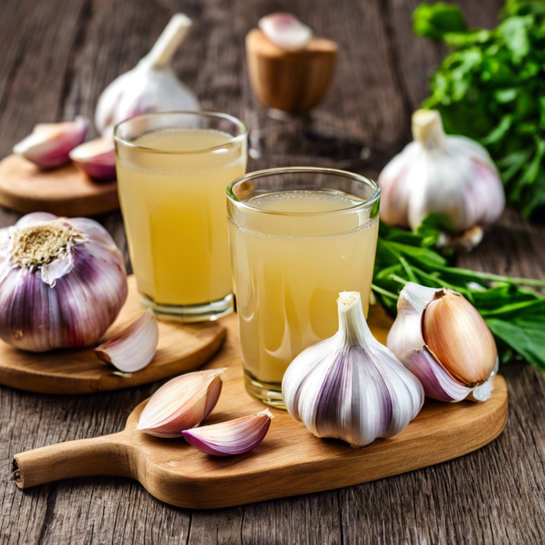 garlic juice strain​