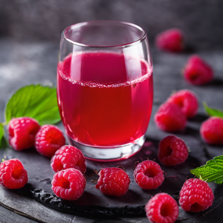 raspberry bitter juice at home