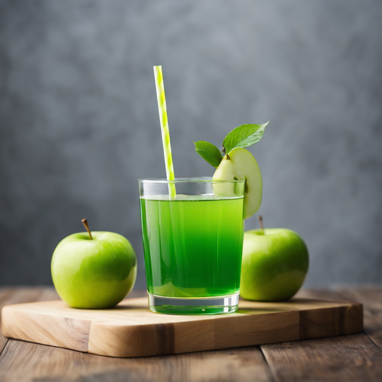 green apple juice​